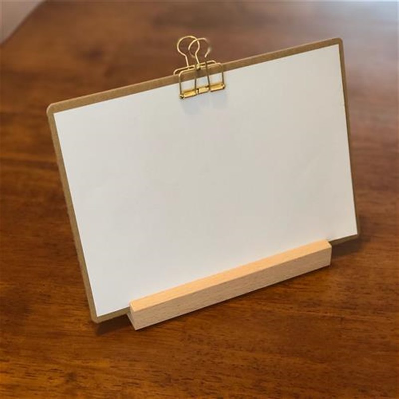 A4A5桌面菜单夹展示架 餐厅点菜酒店价目表 前台卡立牌文件写字板