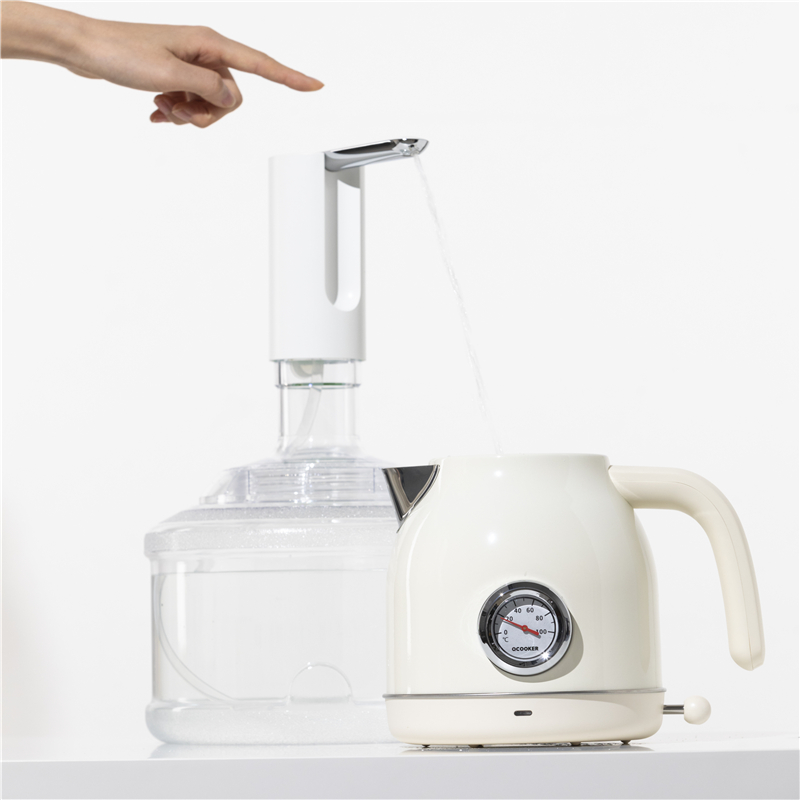 饮水桶电动抽水器折叠取水器桶装水智能上水纯净水U桶压水定量出