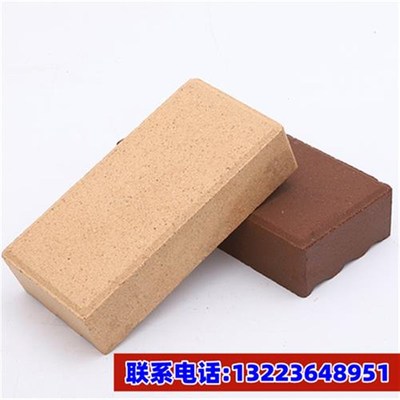 定制陶土砖烧结砖广场砖人行道砖透水砖庭院砖高温砖机压砖