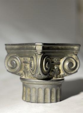 复刻欧式罗马柱装饰摆件庭院装饰阳台布景摄影道具饰品底座