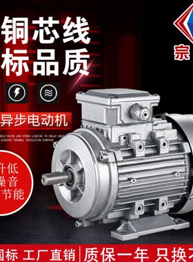 电机厂家 供应YS8022-1.1KW 1.5 2.2 3KW  铝壳三相异步电动机