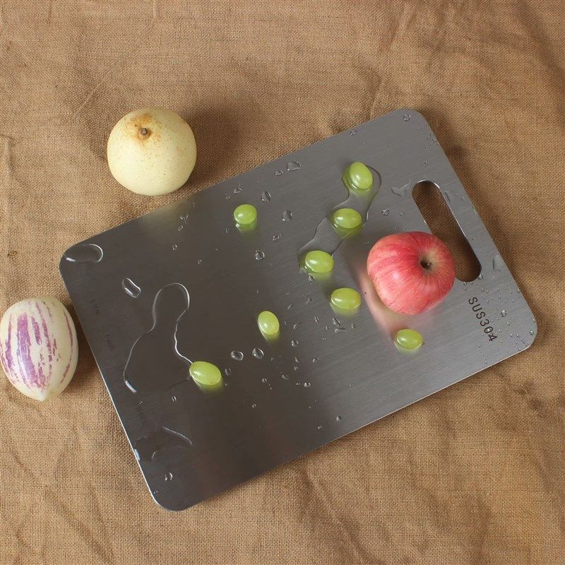 家用304不锈钢菜板厨房长方形双面两用大砧板切菜案板水果揉面板,厨房/烹饪用具,其它烘焙器具,淘宝优惠券,粉丝福利购,淘宝优惠卷