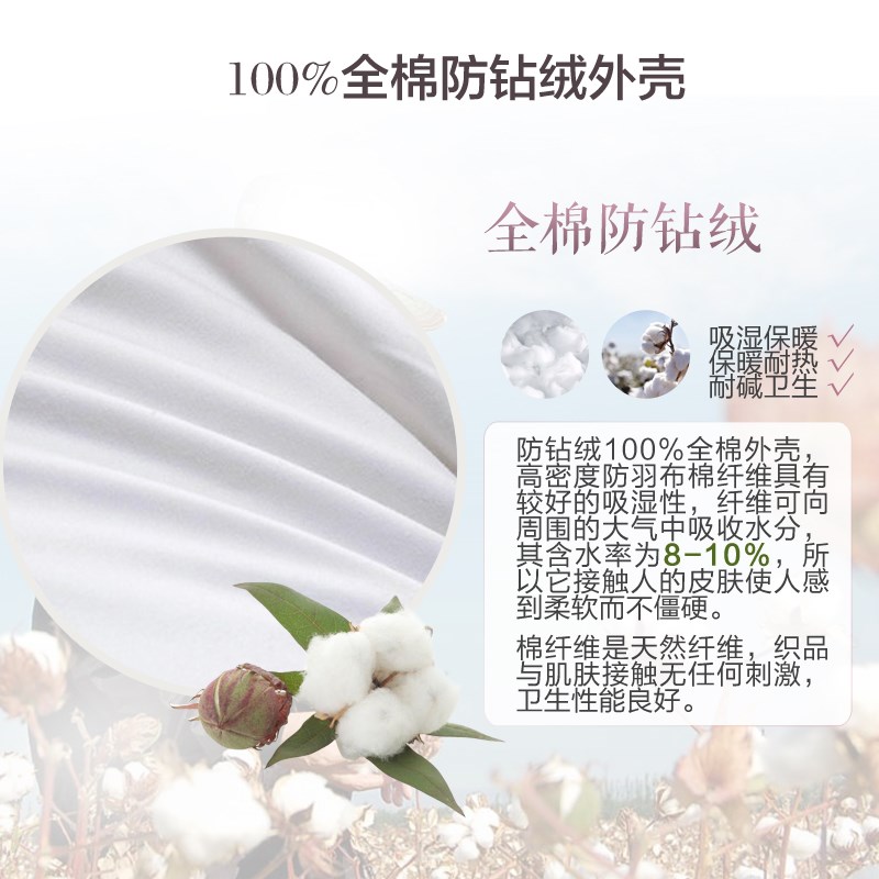 新款羽绒抱枕芯 全棉靠垫芯 腰枕芯 方枕芯 30 45 50 靠枕 白鹅毛