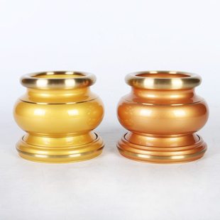 纯铜香炉 供佛香插立香炉 光身炉 财神地主观音铜香炉 香薰铜炉