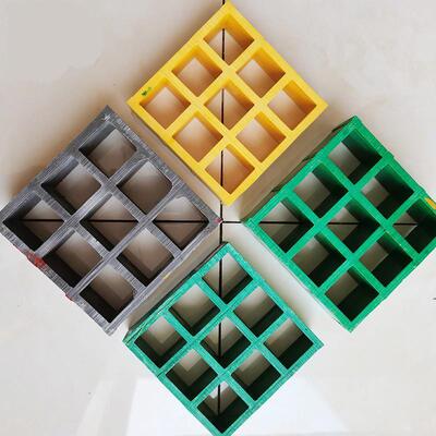 花纹排水格盖板污水处理厂盖板产地玻璃板OOR钢花栅纹格栅盖耐腐