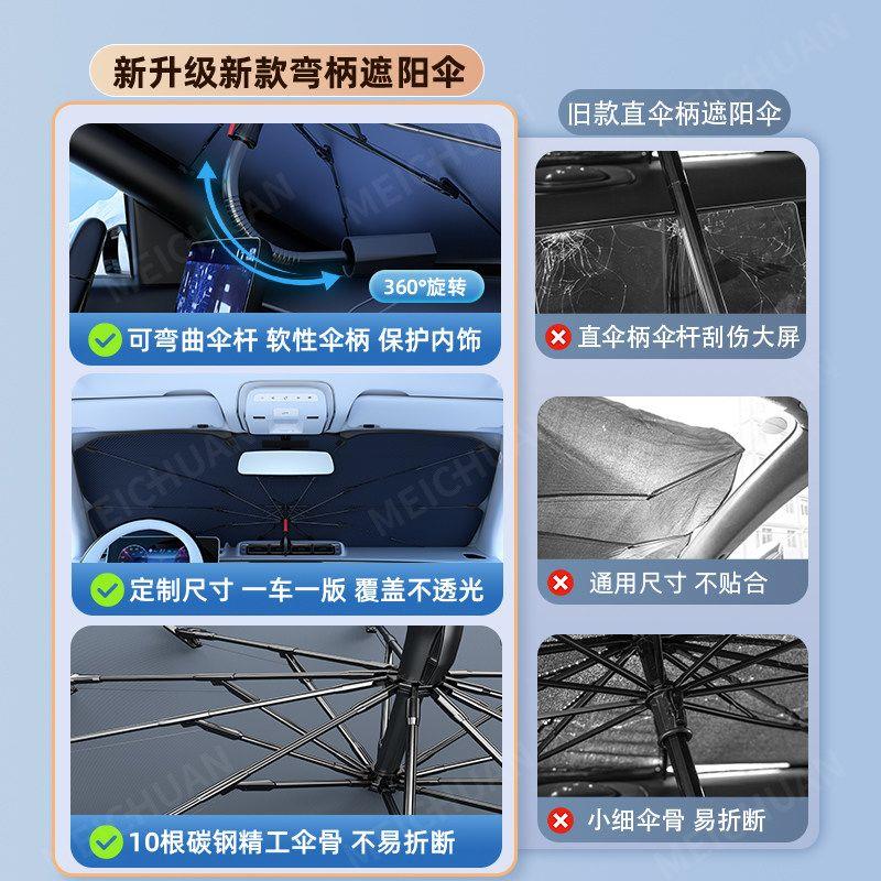 汽车遮阳罩前挡伞隔热专