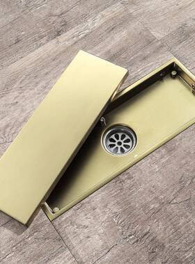 H锈IDE丝EP不HIDL130-钢304拉金隐形大排卫生间排水地漏量配法兰