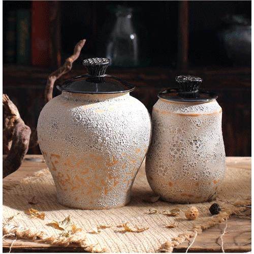 粗做旧陶花瓶装干花FON客厅插花艺新中禅意陶式瓷家居饰陶罐餐桌,橡塑材料及制品,工业陶瓷,淘宝优惠券,粉丝福利购,淘宝优惠卷