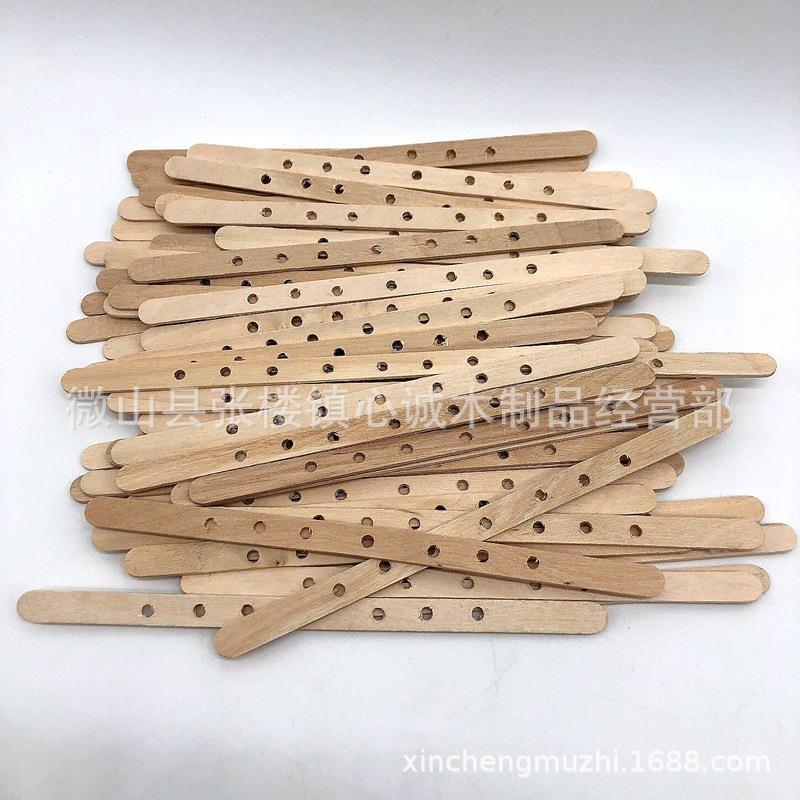 7孔孔木质固定板孔径：0.4定cm1*18MM多烛芯固0定木板蜡0141芯固