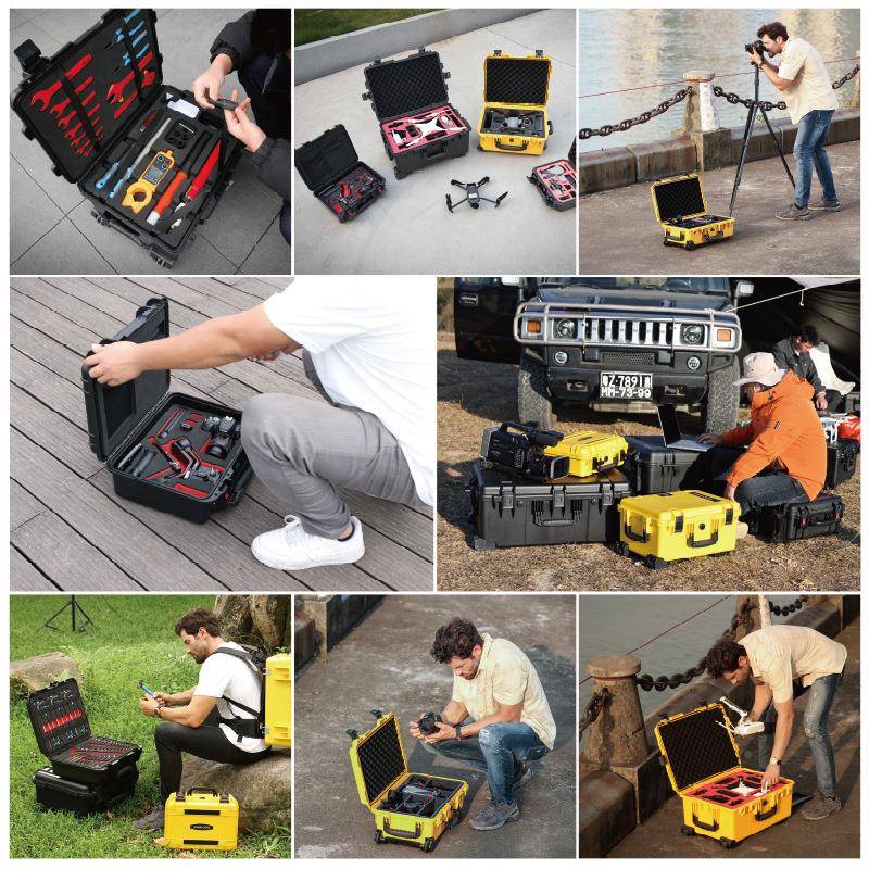 爵世美P塑P料996工具箱防五金整理便携保护仪器设全备密封水抗震