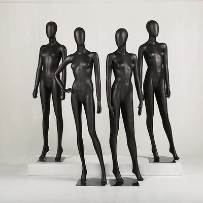 人体橱窗展示模钢头具服装店黑色道玻璃女模特特85723仿真人模型