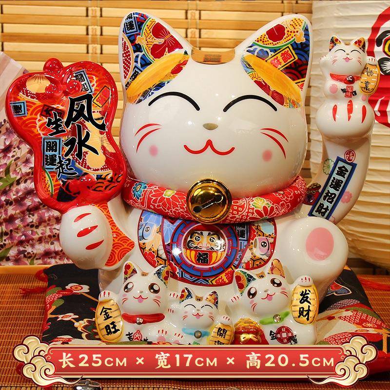 招86686、8财擺猫福缘猫风生水起招财猫存罐小号中招财猫开钱业招