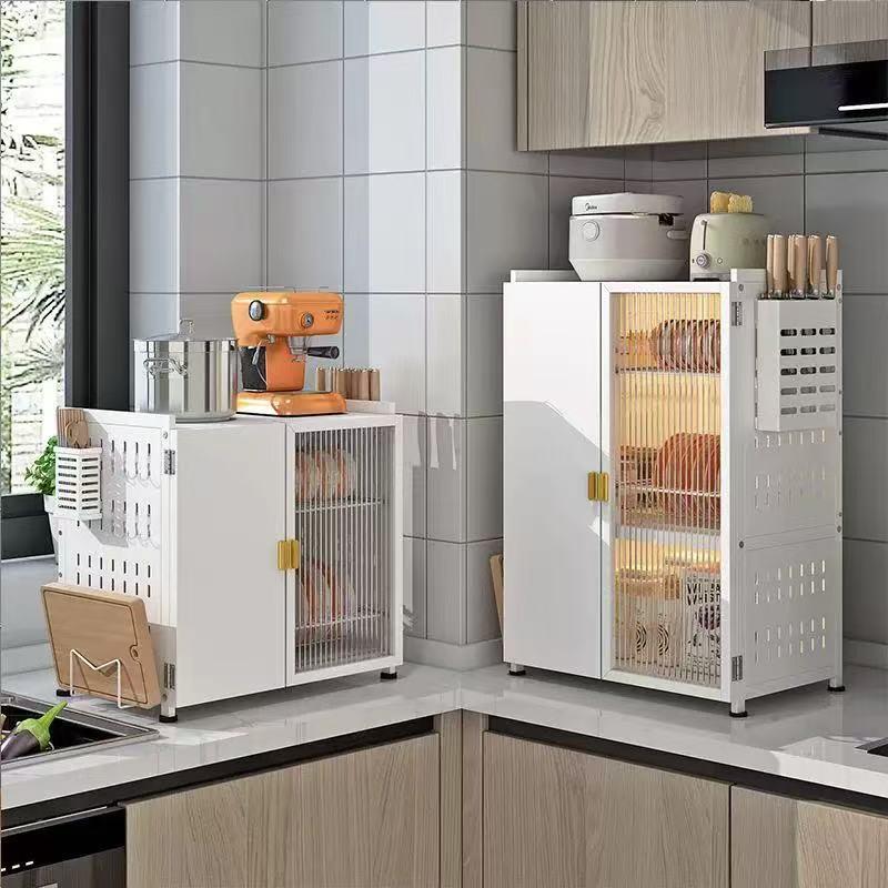 厨物房碗ys柜置架架水沥碗架台面抽拉家用带门碗筷碗碟碗盘子收纳