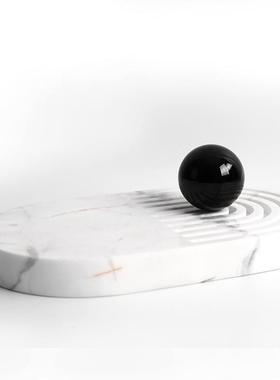 理手石托盘摆件厅创意大装饰客玄关茶几样TB-62098板间洗台轻奢家