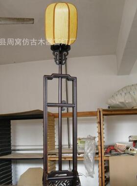 式款新升降灯中11828落古地灯仿落地灯宫灯路引灯木制宫灯古典落