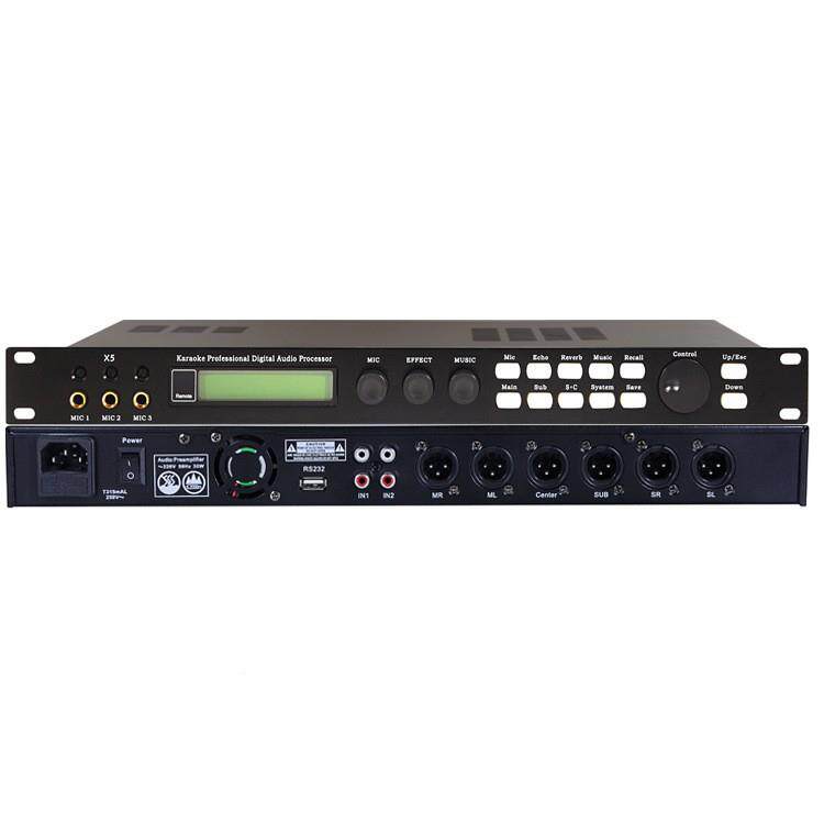 X5前级叫887数字器效果器卡拉K麦克风音频处理防啸均衡O混响