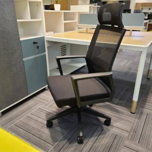 办椅舒公适躺简头约护腰转877-101椅人体工学电脑椅升可降带枕职