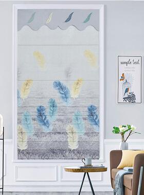 成品罗SY634马升帘形窗帘遮光室隔断卧书房提拉帘降客厅扇窗帘