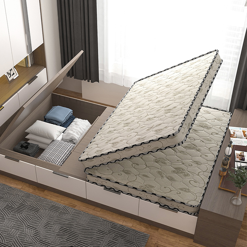 可折叠床垫榻榻米定制1.5棕榈宿舍儿童护脊1.8米天然Y椰棕床垫硬