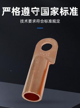 DT系列11670电铜鼻子1紫铜鼻缆接线耳接线端子DT-10/6/25/5线0/70