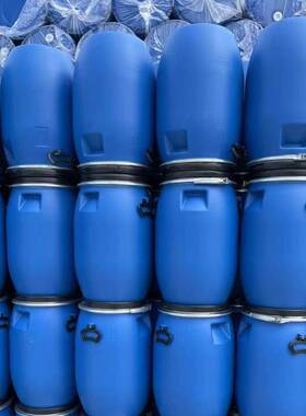 家销现货供应6厂0L法兰蓝色带箍壁圆桶FOQ加厚桶更加牢直固