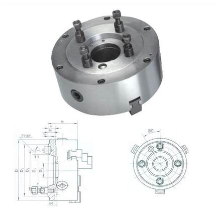 K1三爪自0定心卡盘K1卡1125CK112506短锥盘