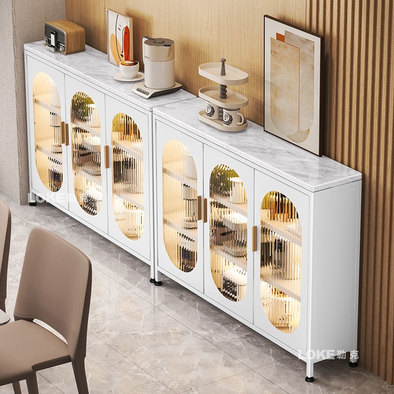 厨房窄边柜超薄置物柜岩板25cm30极窄靠墙落地收纳Y墙边深薄架子