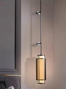 新中式长墅杆云石壁34506灯复式背墙别客厅景墙装饰灯玄关过道柱