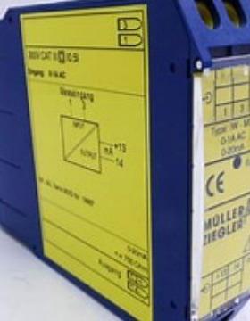 德国Müller + Ziegler变送器, Pt-MU, Eingang PT100, 0-100 °C