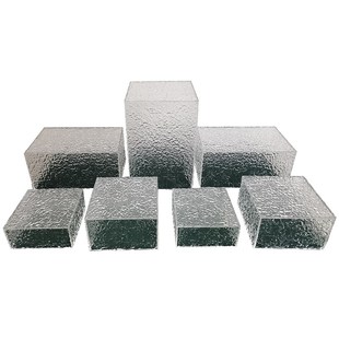 亚克力水波纹甜品台展示架生日宴会冷餐茶歇摆台婚庆自助餐点心架