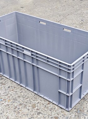 61245灰色物流箱塑料周转箱储物超大超宽五金配件1200600450