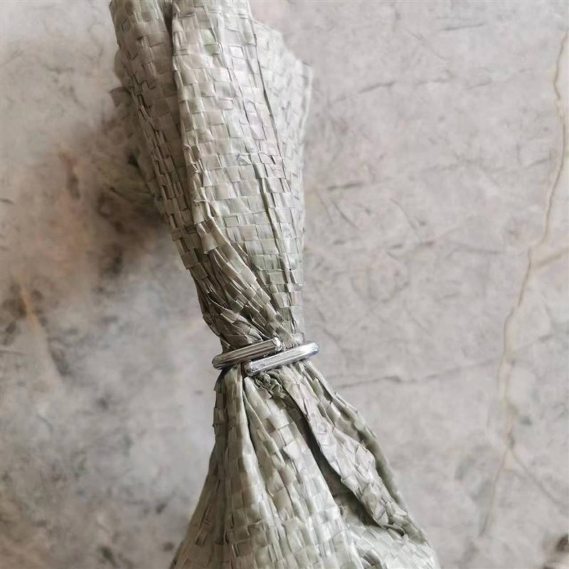 编织袋塑料袋全自动扎口机气动扎口机 自动封口自动挤口系口机