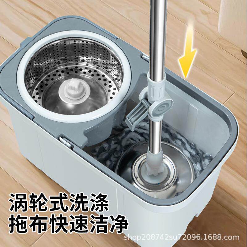厂家销地旋转直拖把家用拖净免手洗加厚自吸水拖板332神器懒人甩