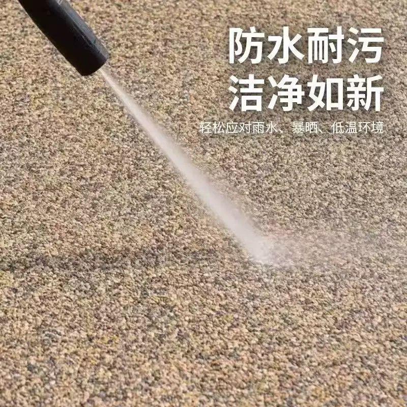 免洗树脂水洗石地面涂料