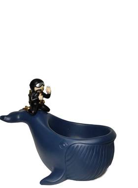 创意潜水员果盘摆钥零匙收纳盒糖果关食盘HZ20021件北欧玄客厅桌