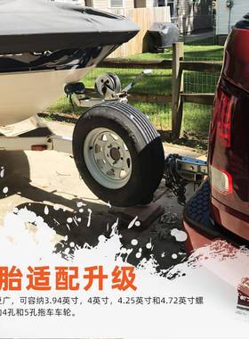 拖车备胎架拖件车加配架加65907厚长备胎带锁