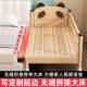 儿童拼床实木加床宽婴儿小加高宝边宝床男孩女孩拼接床宝宝床HOA