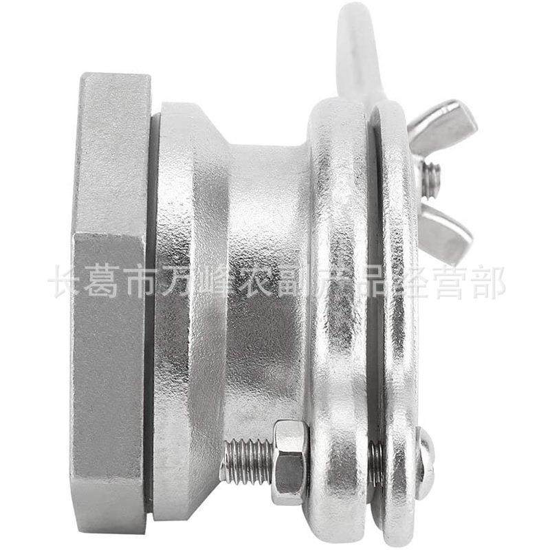 不底锈钢光流蜜口摇蜜机部配蜜件带标志哑WLG阀门304出口养蜂工具