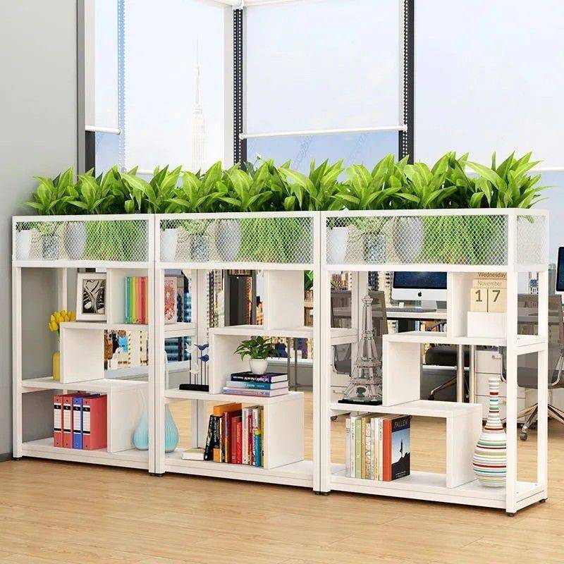 铁艺办公饰室客厅创意风隔断置无物架书屏架玄关餐厅装落地式花架