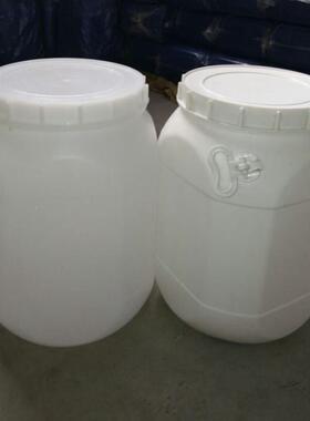 邢桶台蓄50L公斤料出口八WBO角桶50L白色食品塑料60L储包装密封塑