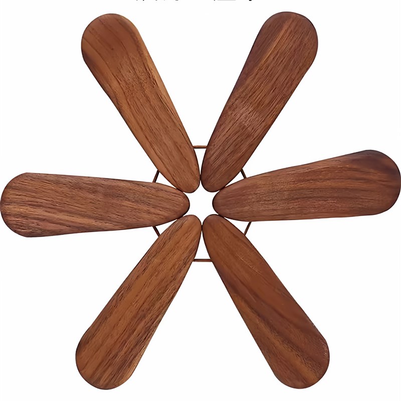 实木隔热垫餐桌2025新s款碗垫子家用圣诞树桌垫防烫一棵树桌面摆