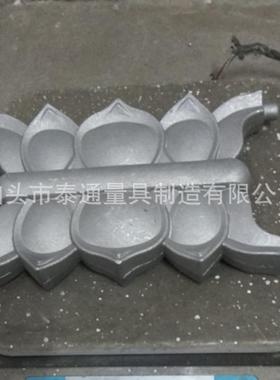 黄色市政道路防撞护栏金铸45601铁/墩/铝莲持花柱帽莲花瓣支打样