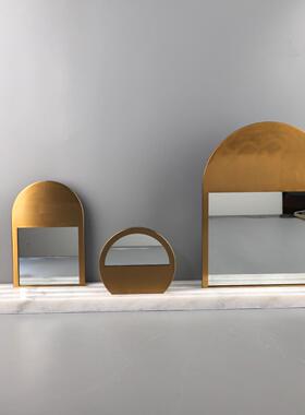 现代简约何大理石关金属桌1410面摆件客饰厅玄酒店电视柜几软装家