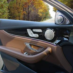 新奔驰E033级E30L碳纤维内饰改装 0饰贴新e2003le20l贴 车门面板装