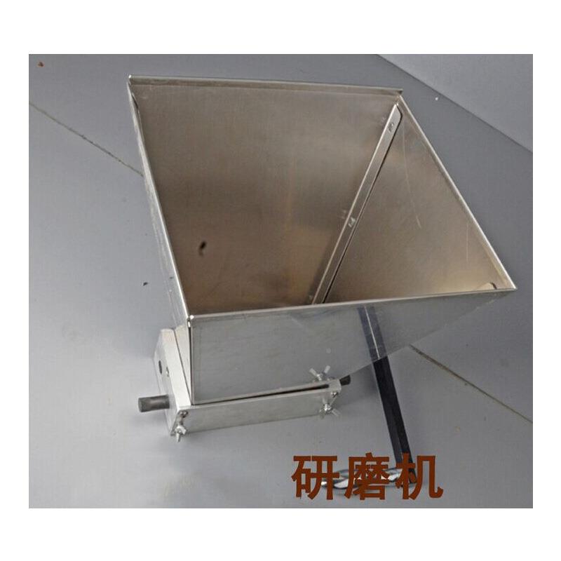 家热销手摇不钢ROK对辊五谷粉碎机机杂粮破碎器颗厂粒研磨锈食用