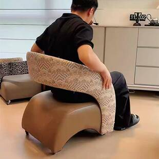 猫抓皮万轮小凳子溜773溜椅滑轮矮凳靠向背客家用凳子换鞋凳轻带