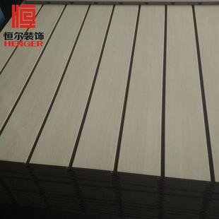 18M聚三氰胺双贴面槽板五M金乐器商品展示挂板木纹态单色生884板