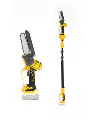 高枝锯高长枝剪电刷加锂电锯锂电无修枝剪1KQR8V电动工具锂高空修