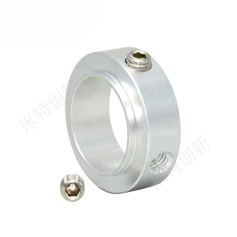 SCSNAW抱环定位环光轴喉箍挡圈开口凸头带台阶SCSRAW轴套限位环