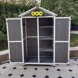 户外储物柜防水防晒收纳柜室外花园阳台杂物箱收纳箱园林木工具箱